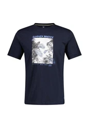 LERROS T-Shirt mit Fotoprint Dunkelblau