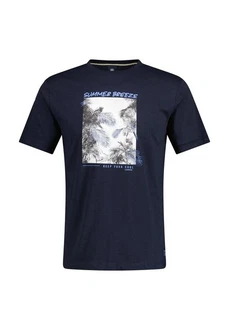 LERROS T-Shirt mit Fotoprint Dunkelblau LERROS T-Shirt mit Fotoprint Dunkelblau