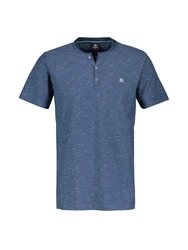 LERROS Henleyshirt Serafino Dunkelblau/Blau/Hellblau/Grau