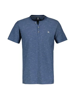 LERROS Henleyshirt Serafino Dunkelblau/Blau/Hellblau/Grau