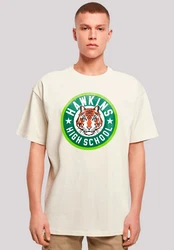 F4NT4STIC T-Shirt Stranger Things Hawkins Tiger Circle Khaki