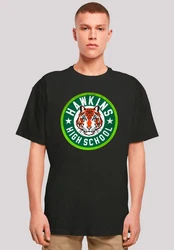 F4NT4STIC T-Shirt Stranger Things Hawkins Tiger Circle Dunkelgrün/Grün