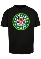 F4NT4STIC T-Shirt Stranger Things Hawkins Tiger Circle Dunkelgrün/Grün