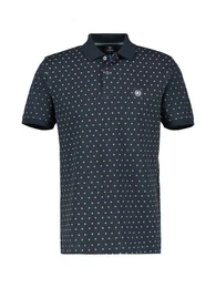 Poloshirt Poloshirt mit Punkt-Print