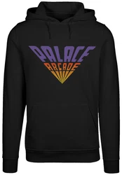 F4NT4STIC Kapuzenpullover Stranger Things Palace Arcade Netflix Grün/Schwarz/Lila/Grau