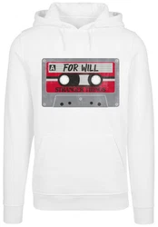 F4NT4STIC Kapuzenpullover Stranger Things Cassette For Will Netflix Weiß