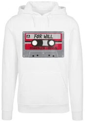 F4NT4STIC Kapuzenpullover Stranger Things Cassette For Will Netflix Weiß