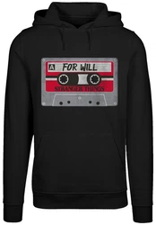 F4NT4STIC Kapuzenpullover Stranger Things Cassette For Will Netflix Schwarz/Rot