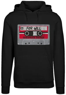 F4NT4STIC Kapuzenpullover Stranger Things Cassette For Will Netflix Schwarz/Rot F4NT4STIC Kapuzenpullover Stranger Things Cassette For Will Netflix Schwarz/Rot