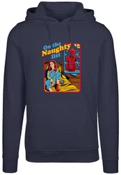 F4NT4STIC Kapuzenpullover Stranger Things Naughty List Netflix TV Series Hellblau/Dunkelblau