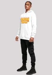 F4NT4STIC Kapuzenpullover Stranger Things Fire Logo Silber/Weiß/Beige/Creme/Rot/Orange/Lila