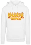 F4NT4STIC Kapuzenpullover Stranger Things Fire Logo Silber/Weiß/Beige/Creme/Rot/Orange/Lila