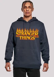 F4NT4STIC Kapuzenpullover Stranger Things Fire Logo Rot/Orange/Dunkelblau/Lila/Blau/Braun