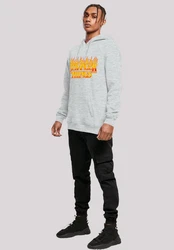 F4NT4STIC Kapuzenpullover Stranger Things Fire Logo Silber/Orange/Rot/Grau
