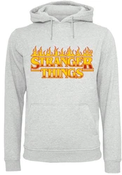 F4NT4STIC Kapuzenpullover Stranger Things Fire Logo Silber/Orange/Rot/Grau