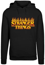 F4NT4STIC Kapuzenpullover Stranger Things Fire Logo Rot/Braun/Schwarz/Orange