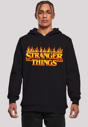 F4NT4STIC Kapuzenpullover Stranger Things Fire Logo Rot/Braun/Schwarz/Orange