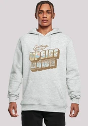 F4NT4STIC Kapuzenpullover Stranger Things Greetings From Upside Down Grau/Braun/Hellgrau