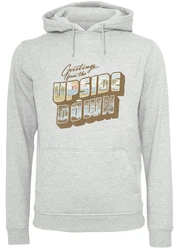 F4NT4STIC Kapuzenpullover Stranger Things Greetings From Upside Down Grau/Braun/Hellgrau
