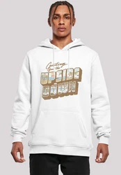 F4NT4STIC Kapuzenpullover Stranger Things Greetings From Upside Down Weiß/Creme/Braun
