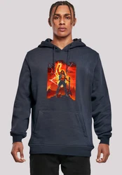 F4NT4STIC Kapuzenpullover Stranger Things Hell Guitar Rot/Braun