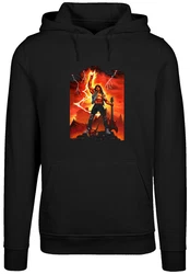 F4NT4STIC Kapuzenpullover Stranger Things Hell Guitar Rot/Braun