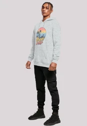 F4NT4STIC Kapuzenpullover Stranger Things LA Gradient Grau/Rosa/Gelb/Orange/Beige