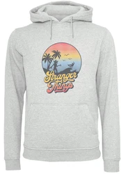 F4NT4STIC Kapuzenpullover Stranger Things LA Gradient Grau/Rosa/Gelb/Orange/Beige