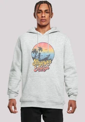 F4NT4STIC Kapuzenpullover Stranger Things LA Gradient Grau/Rosa/Gelb/Orange/Beige