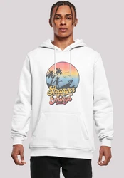 F4NT4STIC Kapuzenpullover Stranger Things LA Gradient Rosa/Gelb/Orange