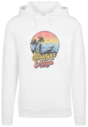 F4NT4STIC Kapuzenpullover Stranger Things LA Gradient Rosa/Gelb/Orange