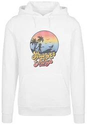 F4NT4STIC Kapuzenpullover Stranger Things LA Gradient Rosa/Gelb/Orange