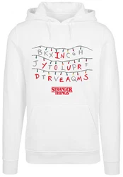 F4NT4STIC Kapuzenpullover Stranger Things In Your Dreams Netflix TV Series Weiß/Rot/Silber/Creme/Braun