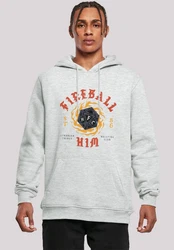 F4NT4STIC Kapuzenpullover Stranger Things Fireball Dice Netflix TV Series Grau/Hellgrau/Rot