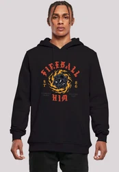 F4NT4STIC Kapuzenpullover Stranger Things Fireball Dice Netflix TV Series Schwarz/Dunkelblau/Rot