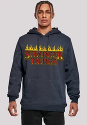 F4NT4STIC Kapuzenpullover Stranger Things Fire Logo Men Netflix TV Series Dunkelblau/Lila/Rot/Schwarz/Blau