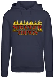 F4NT4STIC Kapuzenpullover Stranger Things Fire Logo Men Netflix TV Series Dunkelblau/Lila/Rot/Schwarz/Blau