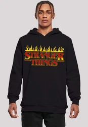 F4NT4STIC Kapuzenpullover Stranger Things Fire Logo Men Netflix TV Series Schwarz/Rot/Lila