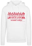 F4NT4STIC Kapuzenpullover Stranger Things Flames Netflix TV Series Rosa/Dunkelrot/Rot
