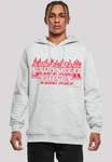 F4NT4STIC Kapuzenpullover Stranger Things Flames Netflix TV Series Grau/Dunkelrot/Silber/Rosa