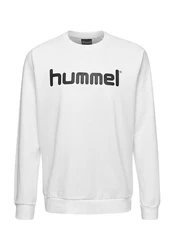 hummel Sweatshirt Logoprint Sport Sweatshirt Pullover mit Raglanärmel (7250) Weiß (7250/203515)