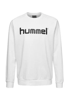 hummel Sweatshirt Logoprint Sport Sweatshirt Pullover mit Raglanärmel (7250) Weiß (7250/203515)