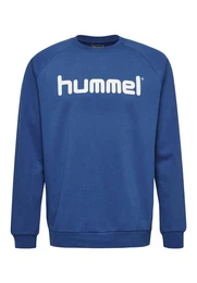 Sweatshirt Logoprint Sport Sweatshirt Pullover mit Raglanrmel 7250 in Blau-2
