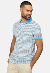 Indicode Poloshirt INHermann Hellblau/Blau/Mischfarben