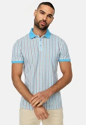 Indicode Poloshirt INHermann Hellblau/Blau/Mischfarben