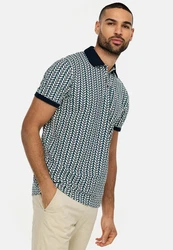 Indicode Poloshirt INHermann Blau/Hellblau/Türkis/Dunkelblau