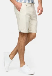 Indicode Herren Cuba Chino Shorts Khaki/Beige