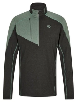 Ziener Rollkragenshirt JAPVO man (underlayer) schwarz/grün