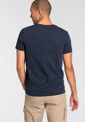 Bruno Banani T-Shirt kurze Ärmel Rundhalsausschnitt Dunkelblau/Hellblau/Blau