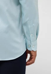 Eterna Langarmhemd MODERN FIT Hellblau/Blau